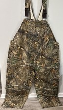 BERNE Unlined Bib Overalls Mens 68 X 32 Realtree Casual B1067EDG NEW