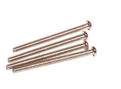 Humbucker Height Adj. Mountig Screws #3-48x32 Nickel Plated Qty4