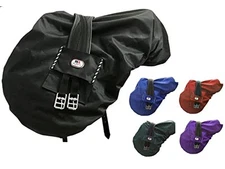 Majestic Ally Nylon Waterproof Fleece Lined Ride On English Saddle Cover.