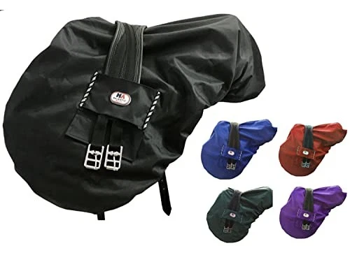 Majestic Ally Nylon wasserdicht Fleece gefüttert Ride On Englisch Sattelbezug. - Bild 1 von 1