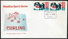 Canada Stamps FDC— 1969, Curlers on rink, #490 Ref. 1243