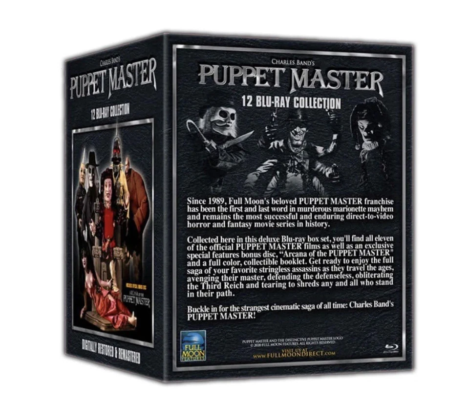Puppet Master 12 BLU-RAY BOX SET COMPLETE RESTORED & REMASTERED New Sealed!!! - Image 2 of 2