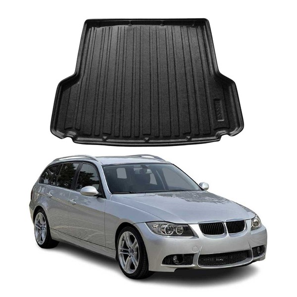 Kofferraumwanne Laderaumwanne FüR BMW 3Er E91 Touring 2005-2011 Gummi TPE-image
