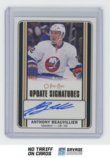 2016-17 Upper Deck O-Pee-Chee Update Signatures RC Anthony Beauvillier #US-AB