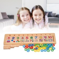 Creative Funny Wooden Number Counting Early Learning Educational Toy Kids