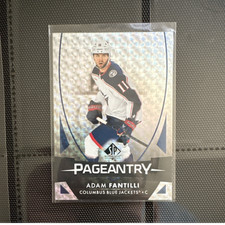 Upper Deck 2023-24 SP Authentic Pageantry Adam Fantilli #P-62 Blue Jackets