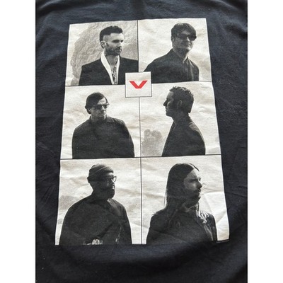 Maroon 5 2021 Tour Mens Medium Tee Black Concert Graphic Adam Levine Band