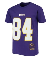 Mitchell & Ness Youth Minnesota Vikings Randy Moss Name & Number Player Tee