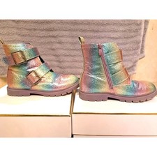Dreampairs Girls Glitter Ankle Boots Sparkly Glitzy Glam