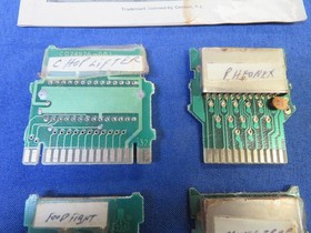Choplifter,Food Fight/Mouse Trap,Pheonix (Atari 2600/7800) 5 Pins & Manuals ONLY