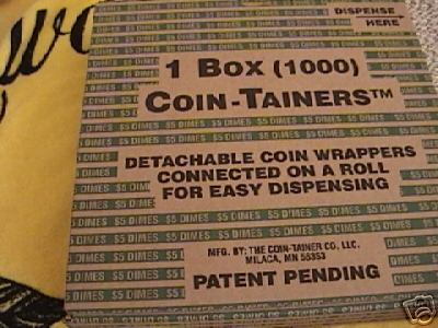 DIME WRAPPERS LOT OF 1000