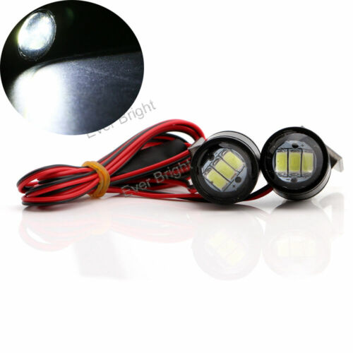 1Pair 5630 3SMD Motorcycle Headlight LED Strobe Light Driving Fog Lamp Spotlight - Picture 2 of 12