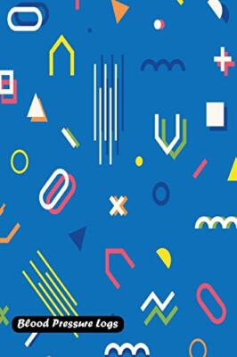 #ad #ad Blood Pressure Log: Memphis style abstract cover Logbook 9781731023018 New $16.73