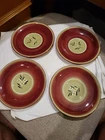 Lot of 4 Vintage Stangl MAGNOLIA 6" Dessert Plates