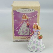Hallmark Springtime Barbie Keepsake Ornament 1995 Easter Collection 1 in Series