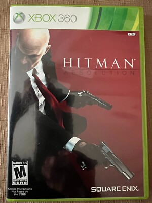 Hitman Absolution DVD Microsoft Xbox 360 Rated M 17+ Square CNIX (B45B)