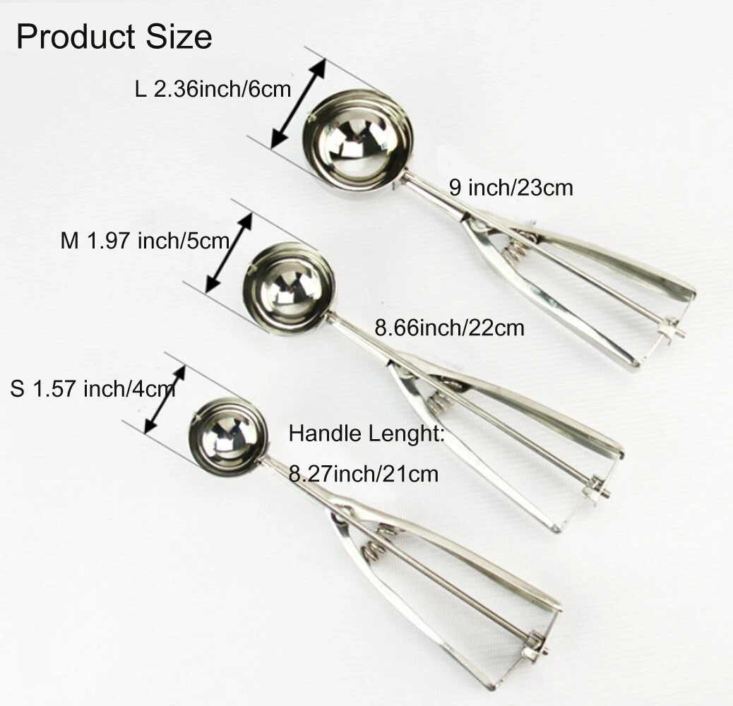 Stainless ice 2024 cream scoop