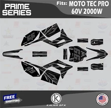 Graphics Kit for MotoTec Pro 60v (All Years) Prime Series - SMOKE