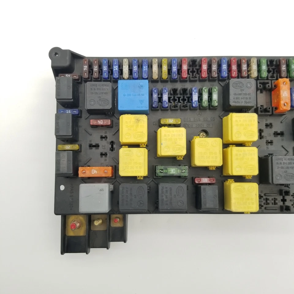 2003 MERCEDES BENZ W163 ML320 ML430 FUSE BOX 1635450205 OEM - Image 4 of 4