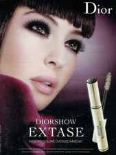 Publicité Advertising1020  2010  maquillage  Dior Monica Bellucci mascara oversi