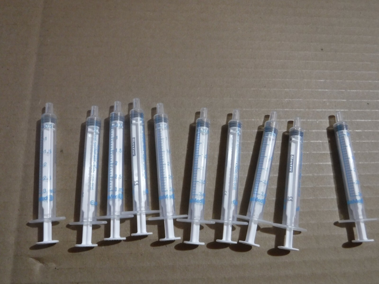 10 NEW BAXTER BAXA EXACTAMED ORAL CLEAR MEDICINE DOSE DISPENSER 3mL eBay