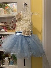 Weismann SC Blue And Cream Tutu Dress