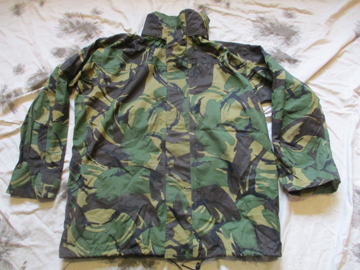 BRITISH ARMY issue CS 95 DPM CAMO gore tex waterproof SMOCK Jacket