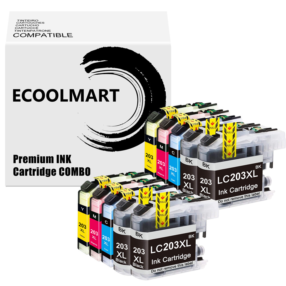 10PK Ink Cartridge fits Brother LC203 MFC-J485DW MFC-J5620DW MFC-J4420DW