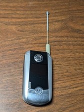 Motorola V series V710 - Silver/Black Verizon Very Rare Flip Phone UnTested