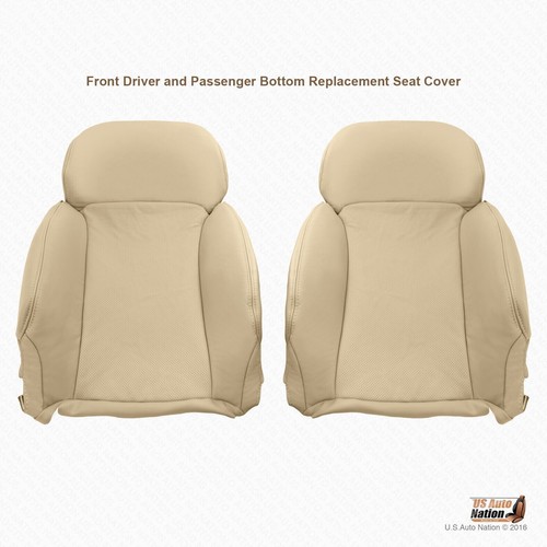 2007 - 2011 FOR Lexus GS350 GS450h GS460 Driver & Passenger Vinyl Seat Cover Tan - Picture 2 of 3