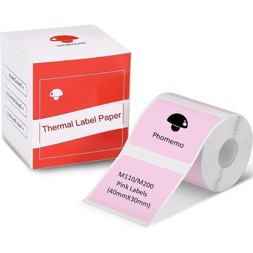 230 x 40 x 30 mm étiquette thermique Phomemo étiquette auto-adhésive pour imprimante M110/M200 - Photo 13/21