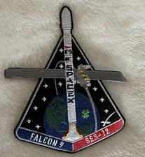 SPACEX EMPLOYEE ONLY PATCH .FALCON 9 SES-12 LAUNCH SATELLITE MISSION.