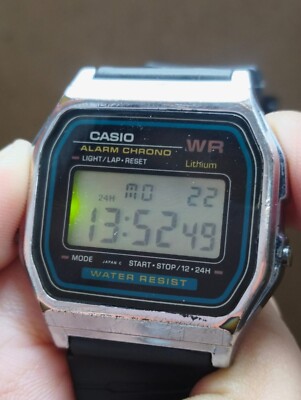 Casio Alarm Chrono Quartz 593 A159W Vintage Men's Watch | eBay