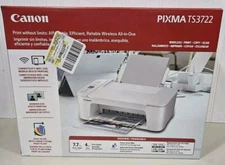 *No Ink* Canon PIXMA TS3722 Wireless All-In-One Printer Print Scan Copy New 