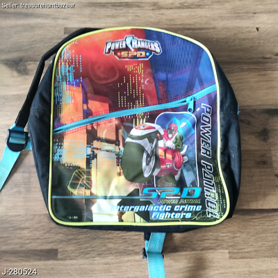 Retro Power Rangers SPD Boys Kids Backpack Rucksack Junior