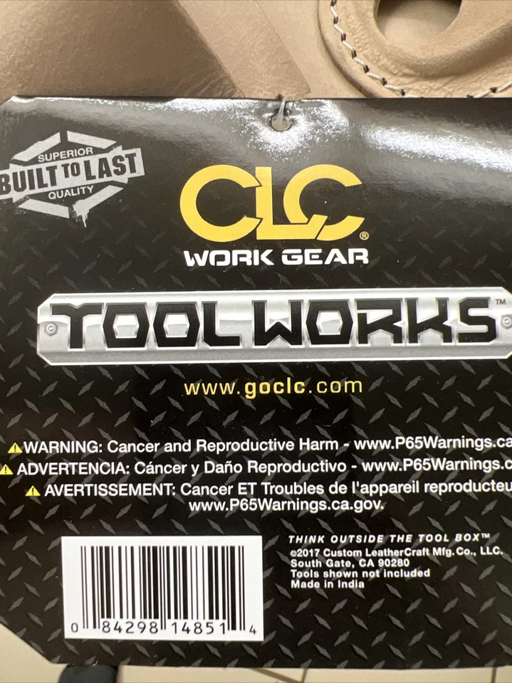 Heavy Duty Leather Tool Pouch Drywaller's 7 Pocket K485R1 Fits belts to 2¾” Wide - Image 3 of 3