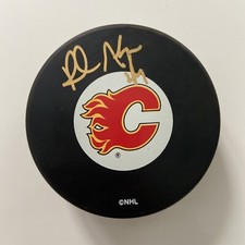 Rob Niedermayer Signed Calgary Flames Hockey Puck With COA