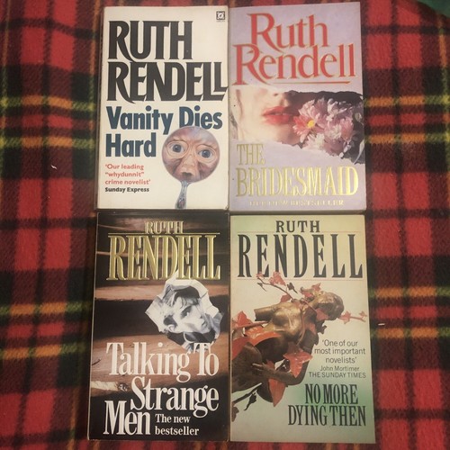4 x Ruth Rendell Novels📕 Talking to Strange Men/ No More Dying Then/ Bridesmaid