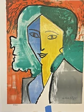 H. Matisse 1947 Portrait of LN Delectorskaya, Print Gloss paper 365/375