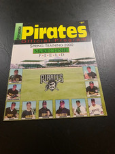 2000 Pittsburgh Pirates Spring Training Baseball Program Bronson Arroyo Rookie