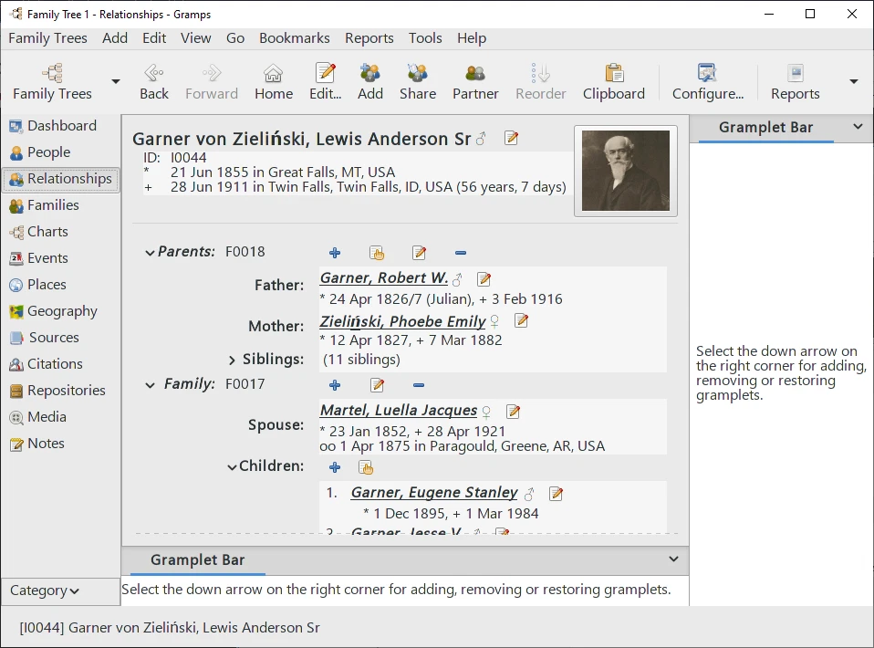 Gramps Family Tree Maker and Genealogy Software Family History Ancestry Research - Image 2 of 4