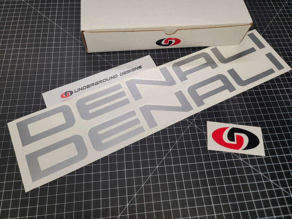 Calcomanías DENALI (2pk) pegatinas para guardabarros de cabecera de camioneta para GMC Sierra Yukon XL Foto 2 de 2