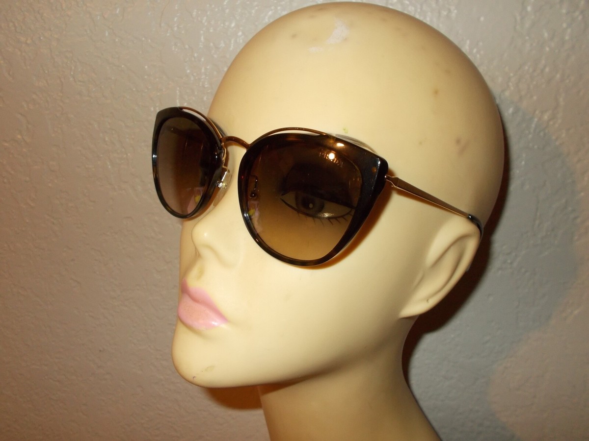 PRADA サングラス　SPR20U Prada SPR20U 2AU-4P0 Gold Havana Frame Brown Lenses