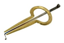 Rajasthani Volksmusikinstrument Morsing Jaw Harps Mukhchang Messing Morchang