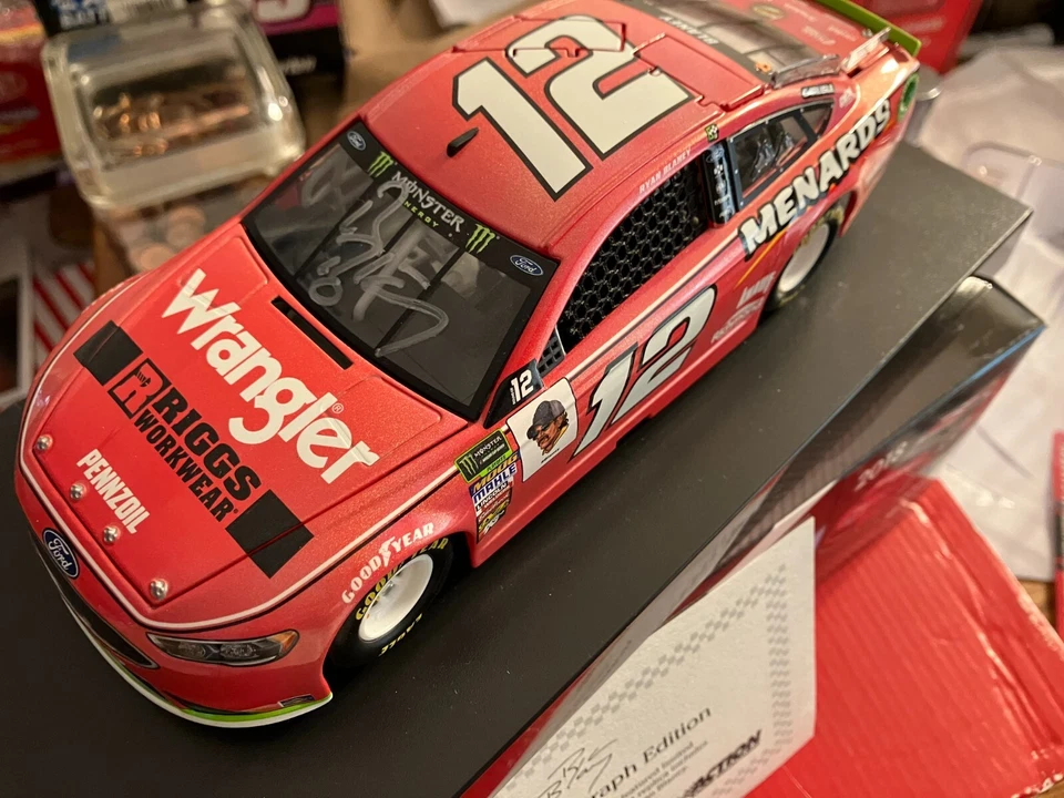 2018 #12 RYAN BLANEY 1/24 WRANGLER AUTOGRAPHED Fusion - Image 2 of 2