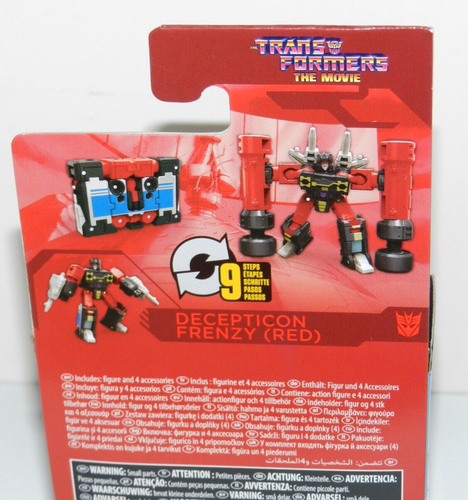 TRANSFORMERS STUDIO SERIES 86 CORE FRENZY NEW FIGURE 3.5" DECEPTICON CASSETTE - Picture 4 of 4