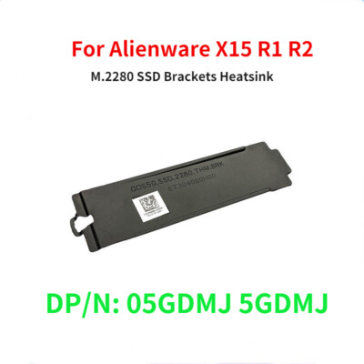 Für DELL Alienware X15 R1 R2 5GDMJ M.2 2280 SSD Thermalklammer Kühlkörper Weste