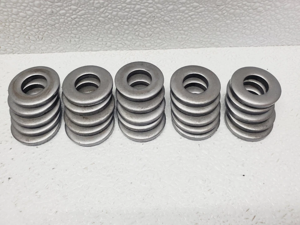 100 ARANDELAS GRUESAS PLANAS DE ACERO DE ALTA RESISTENCIA 1-5/16 ANCHO 9/16 AGUJERO CENTRAL 3/16 GRUESO Foto 3 de 4