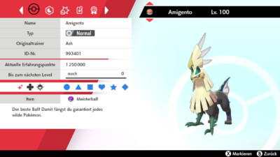 Shiny Amigento 6IV | LVL 100 | Pokemon Schwert / Schild / Sword / Shield