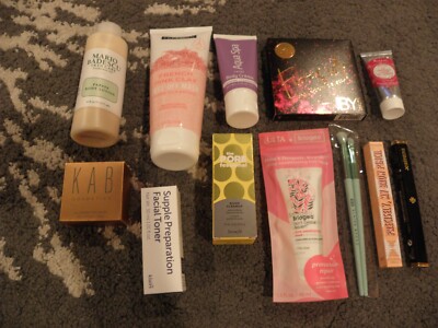 NEW HUGE Mixed Lot of Makeup Skincare Ipsy bag  KAB  IBY Fireside Ciate Klairs++